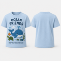 Ocean Friends Kids T-Shirt – Sky Blue